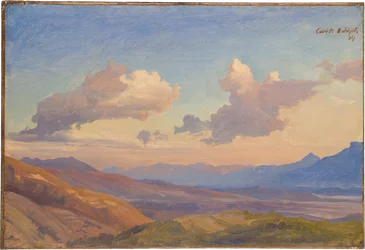 Landschap in de Sabijnse Bergen