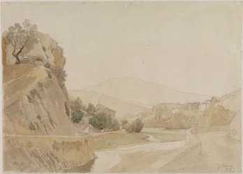 Landschap bij Vaison in Zuid-Frankrijk
