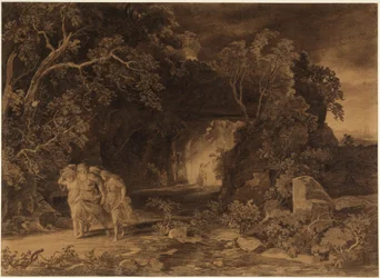 De vlucht van Lot (Genesis 19, 24-26)