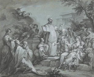 Sint Ignatius van Loyola Predikend, voor 1761