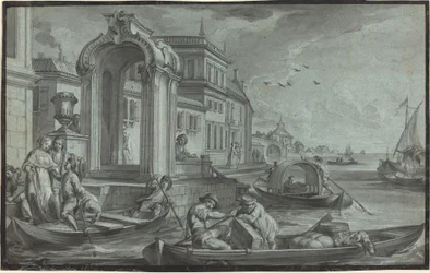 Venetiaanse Fantasie met een Sierlijke Boog