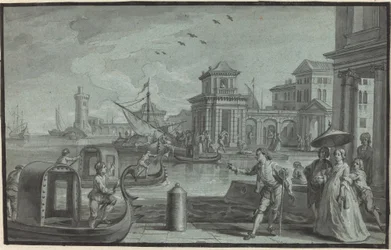 Venetiaanse Fantasie met de Dogana