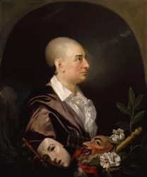 Portret van David Garrick
