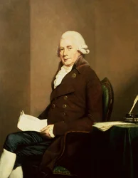 Portret van een zittende heer, mogelijk William Hunter