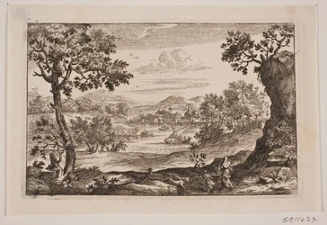 Rivier tussen bergen