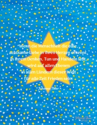 De lichtbrengende ster van edele, zorgzame liefde