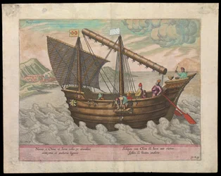 Naves et China et Java (zeilschip van China & Java, 1599), begin 17e eeuw