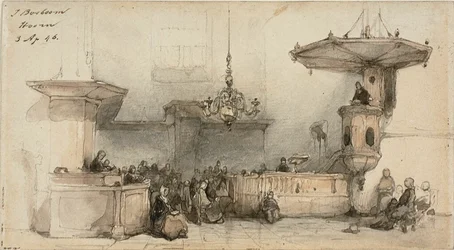 Interieur van een kerk