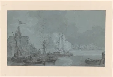 Laatste schot van Dordrecht naar de Fransen in Papendrecht, 1813