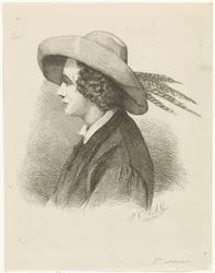 Portret van Martinus Antonius Kuytenbrouwer in profiel
