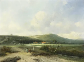 Gezicht in de duinen