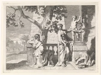 Christus breekt een beeld Bijbelse, mythologische en allegorische voorstellingen