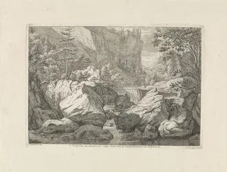 Gezicht op een waterval