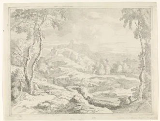 Landschap met herders