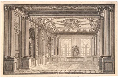 De eetzaal in Chr. VII