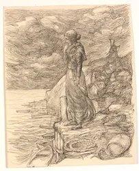 Illustratie voor Alfred Tennyson "Enoch Arden"