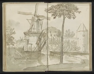 Delftse Molen aan de Spoorsingel