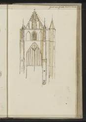 Gevel van de Grote Kerk te Haarlem