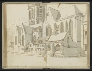 Rechtergevel van de Jacobikerk te Utrecht