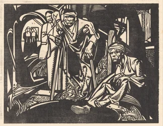 Gewonden in een kerk