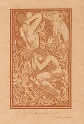 Adam en Eva na de zondeval