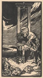 De Dood bij de guillotine