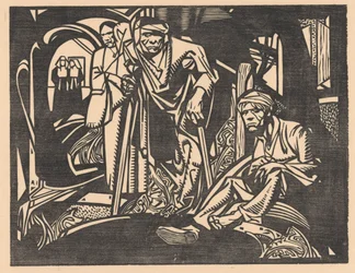 Gewonden in een kerk