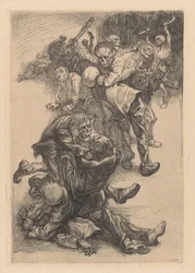Vechtende monsters
