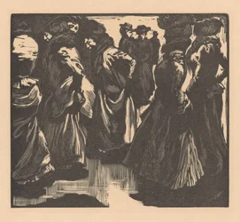 Vrouwen in de regen