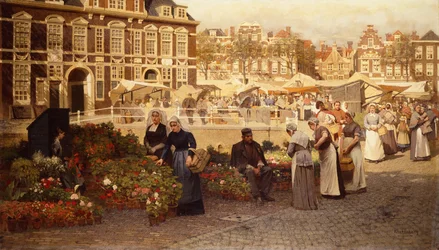 Bloemenmarkt in Den Haag