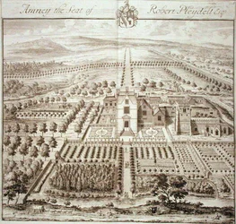 Amney, het landgoed van Robert Pleydell, Esq.