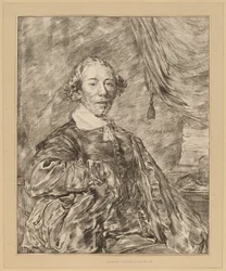 Portret van een Zittende Man