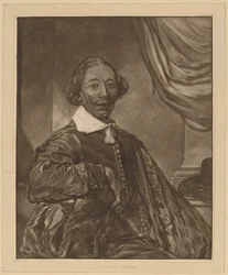 Portret van een Zittende Man