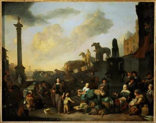 Kruidenmarkt in Rome - De kruidenmarkt in Rome ...