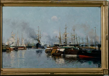 Schepen in de haven