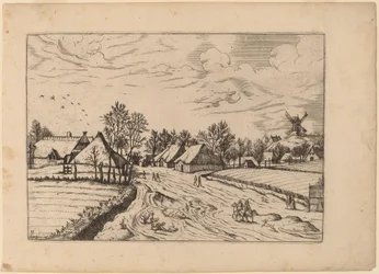 Dorp met Postmolen