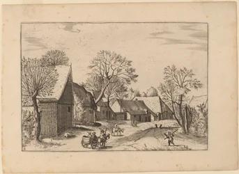 Boerderijen en schuur