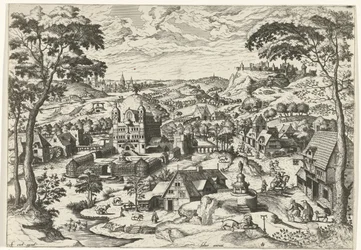 Landschap met de heilige Antonius