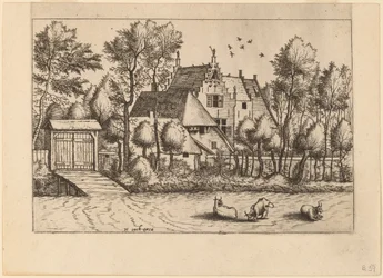 Landhuis met een Sloot