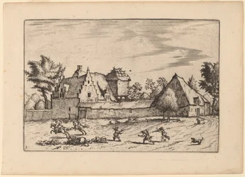 Boerderijen in een Hof