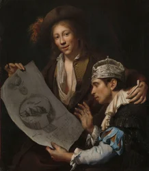 Allegorie op de Franse invasie in de Nederlanden in 1672