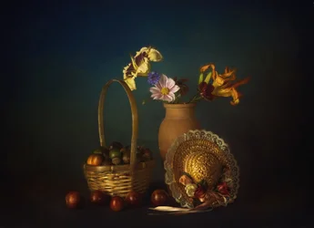 Rustiek herfststilleven