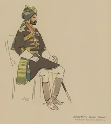 Officier 17e Bengal Cavalerie