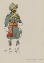 Officier 1e Bombay Lansiers
