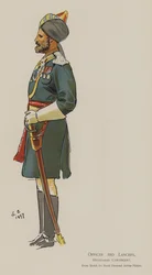 Officier 3e Lancers, Hyderabad Contingent