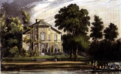 Villa van mevrouw Palmer, Richmond, uit Ackermann