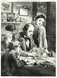 Het huis dat John bouwde (gravure)