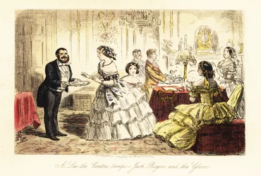 Middagthee in een Victoriaanse salon