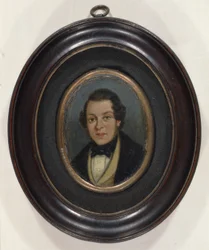 Miniatuur: Portret van Abram Constable (1783-1862), broer van de kunstenaar