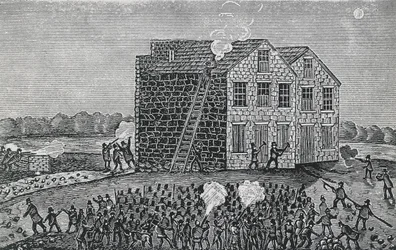 Pro-slavernij menigte vermoordt dominee Elijah Parish Lovejoy, 7 november
